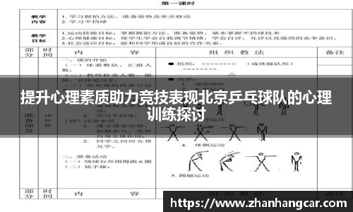 提升心理素质助力竞技表现北京乒乓球队的心理训练探讨